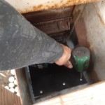 シュート補修工事