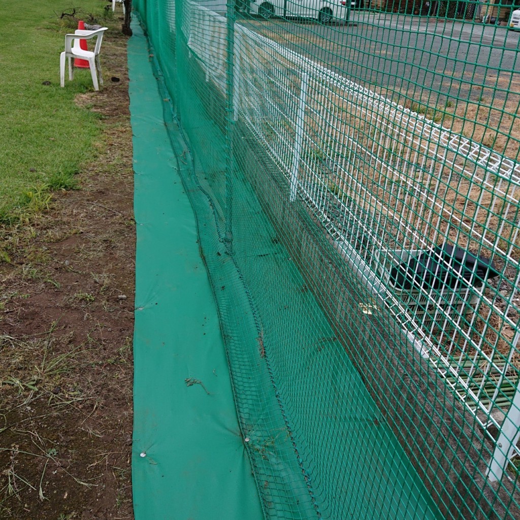 場外ＵＶシート貼り工事