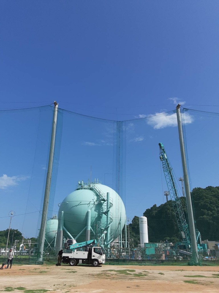 頭ワイヤー交換他工事