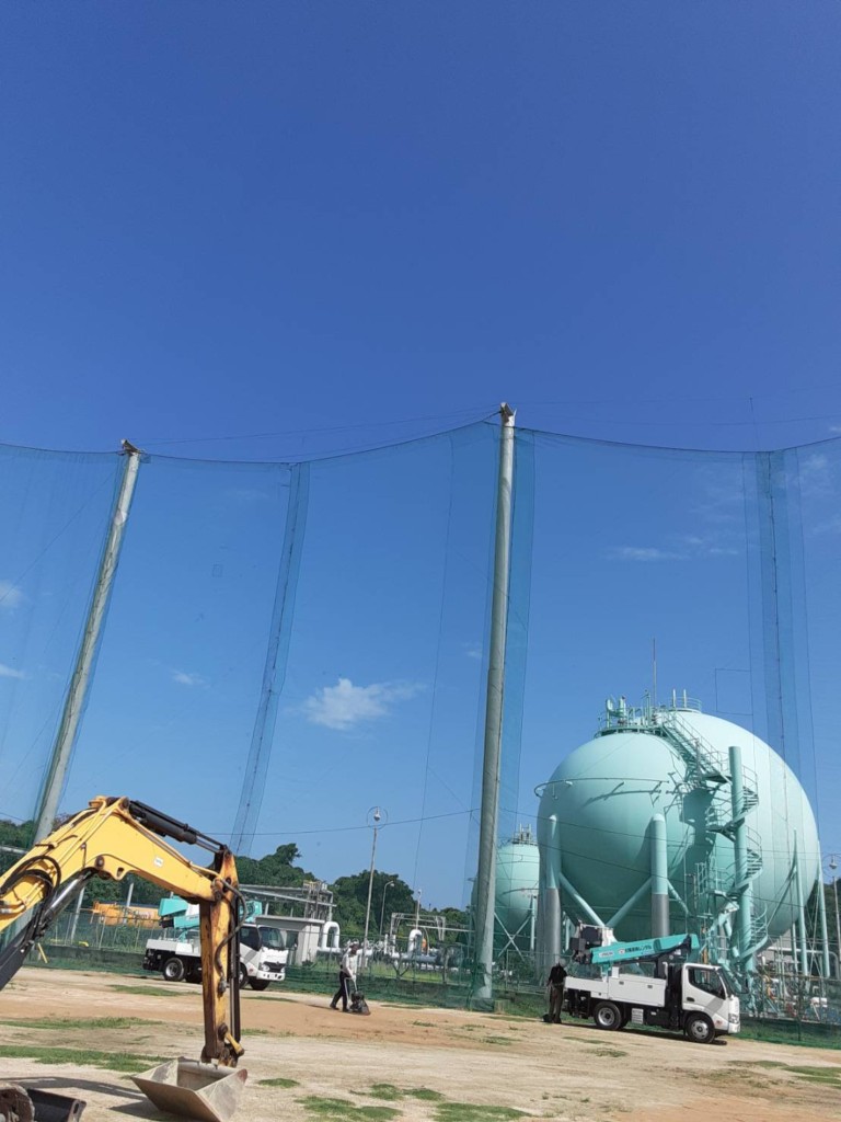 頭ワイヤー交換他工事