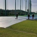 人工芝貼り工事