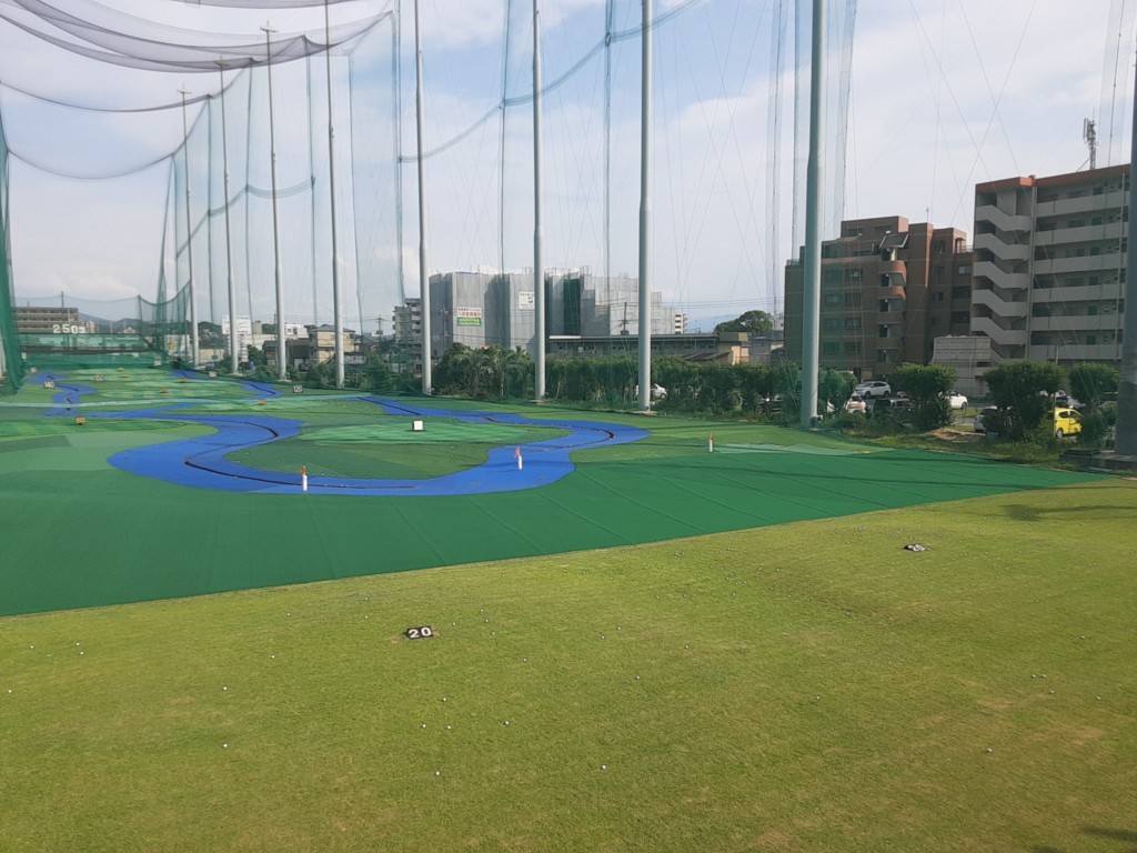 人工芝貼り工事