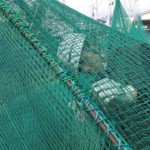 正面ネット張替工事