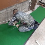パター場人工芝設置工事
