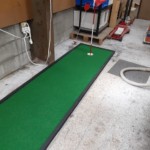 パター場人工芝設置工事