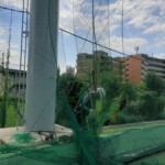 帯ネット入替工事