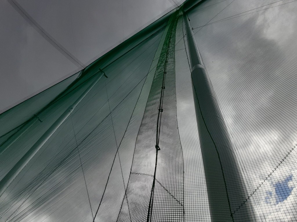 帯ネット入替工事