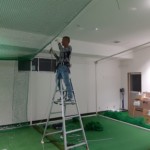 インドアゴルフネット増設工事