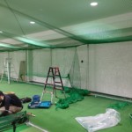 インドアゴルフネット増設工事