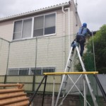 防球ネット設置工事