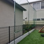 防球ネット設置工事