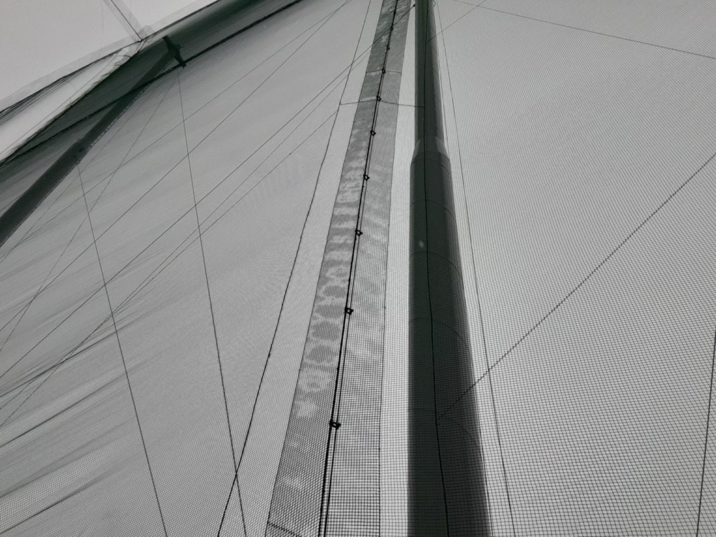 帯ネット入替工事