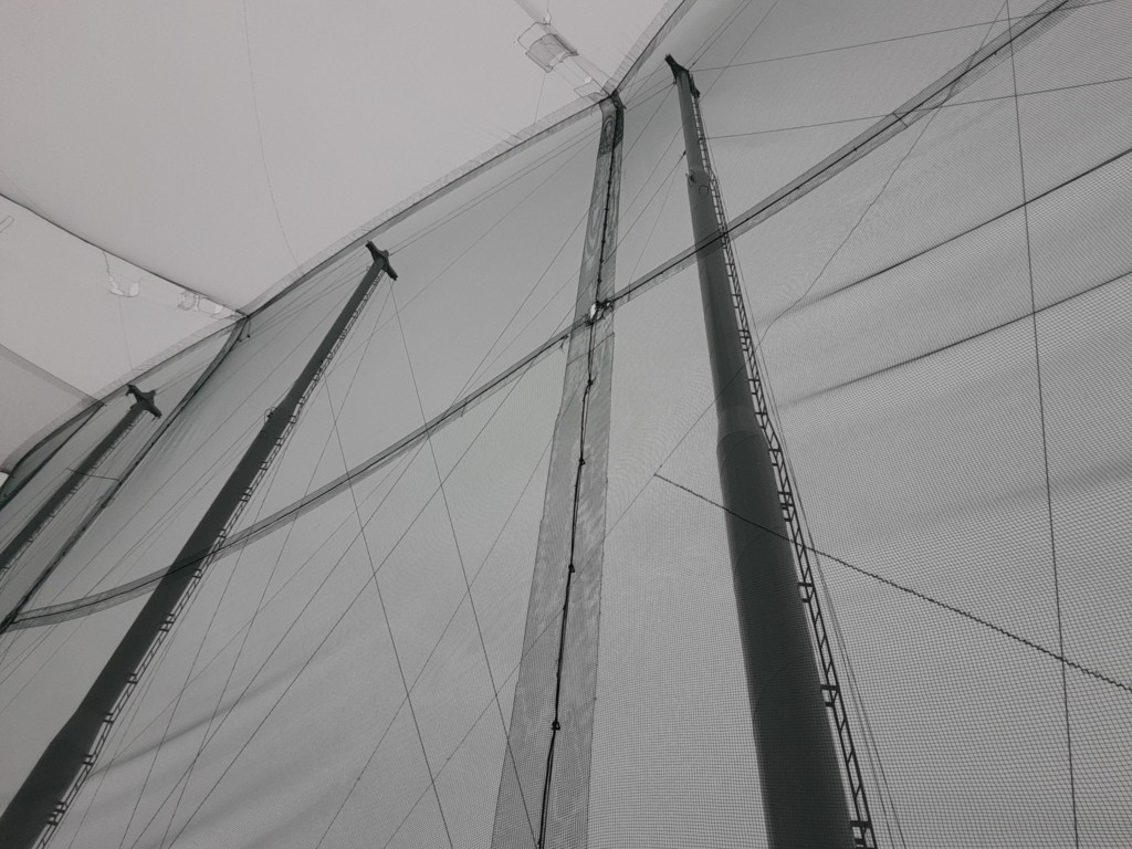 帯ネット入替工事