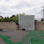 防球ネット設置工事