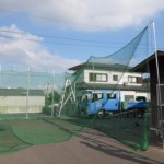 防球ネット設置工事