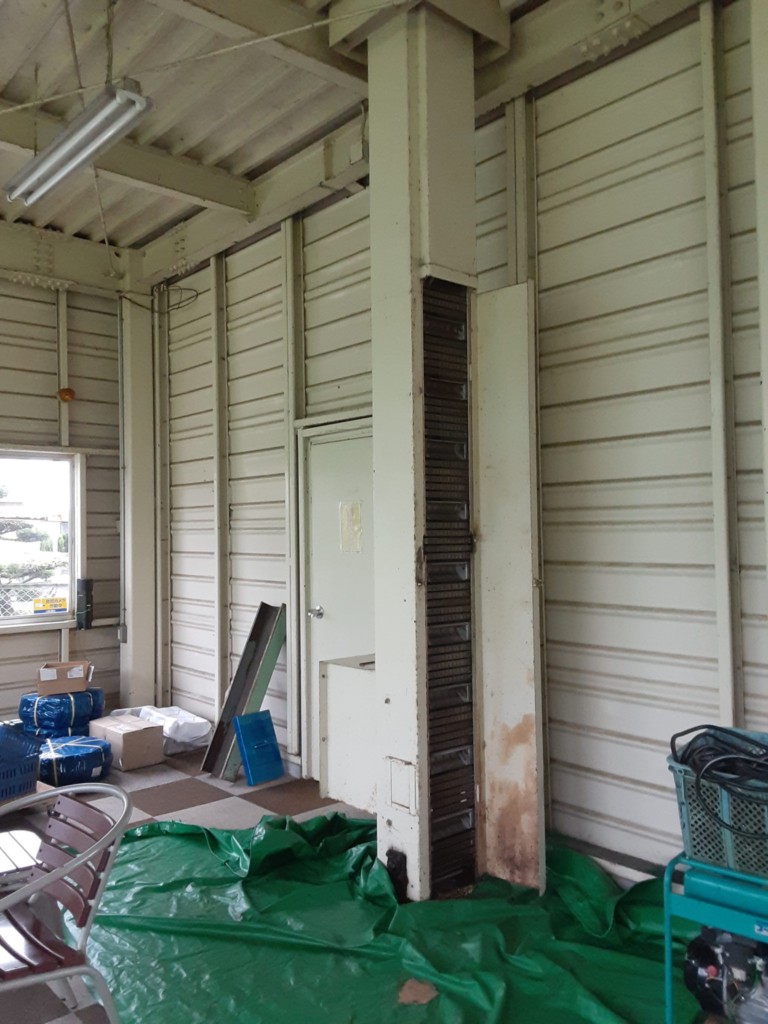 縦コン入替工事