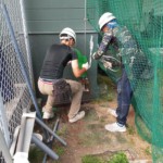 ガイドワイヤー交換工事