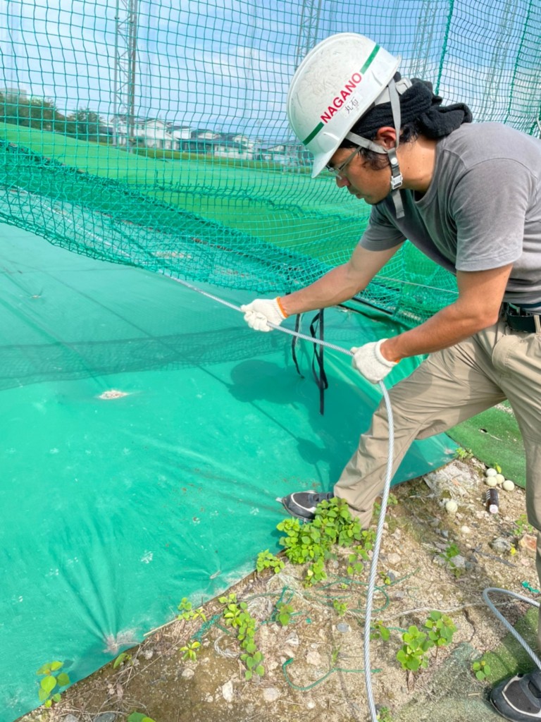 ワイヤー交換工事