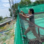 ネット補修工事