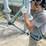 ワイヤー交換工事