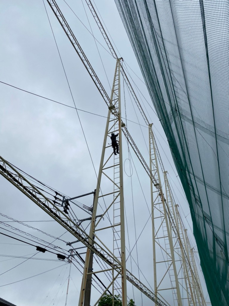 巻ワイヤー交換工事