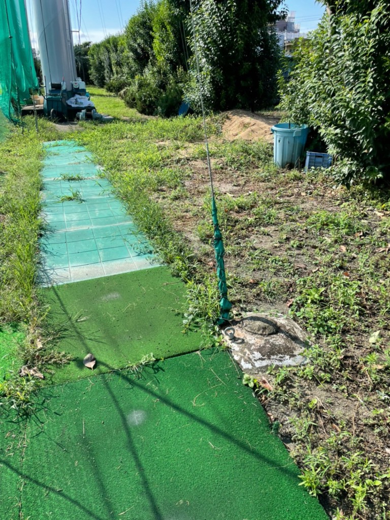 場外ＵＶシート貼り工事