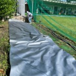 場外ＵＶシート貼り工事