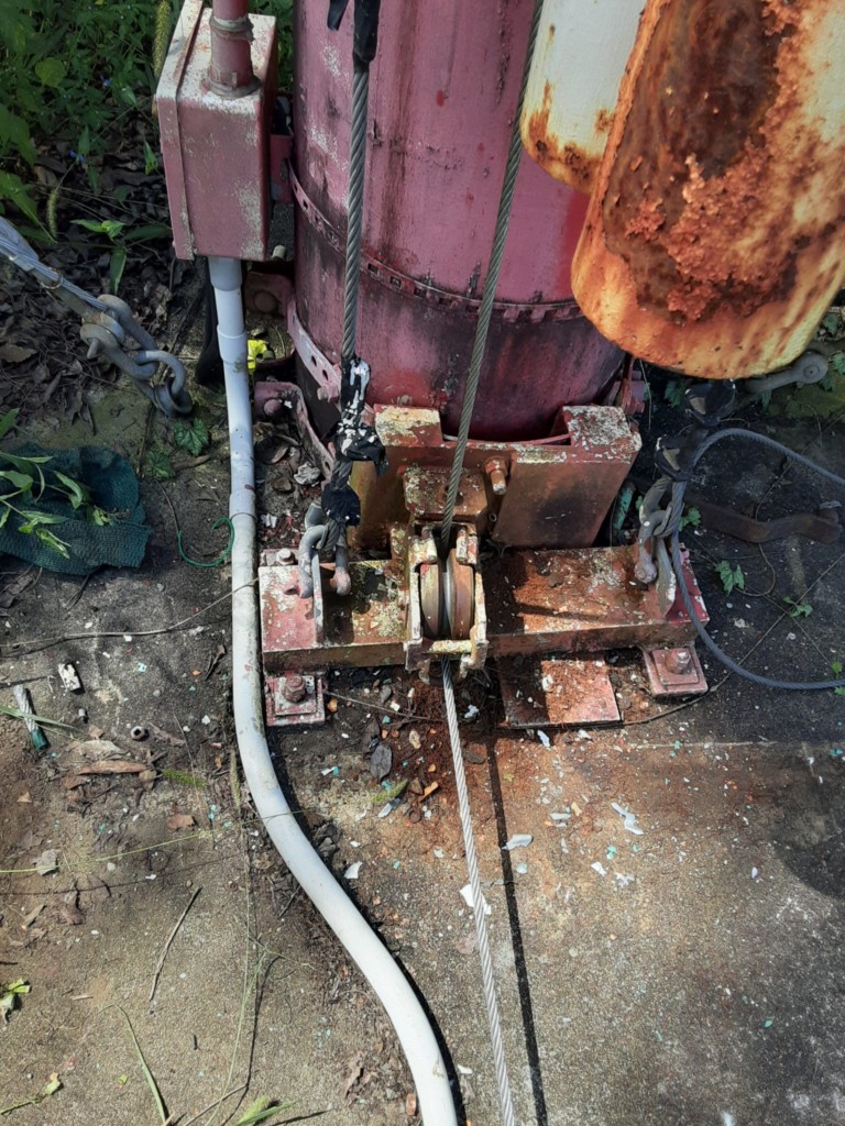 巻ワイヤー交換工事