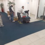 タイルカーペット貼替工事