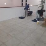 タイルカーペット貼替工事