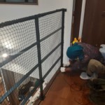 落下防止ネット設置工事