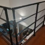 落下防止ネット設置工事