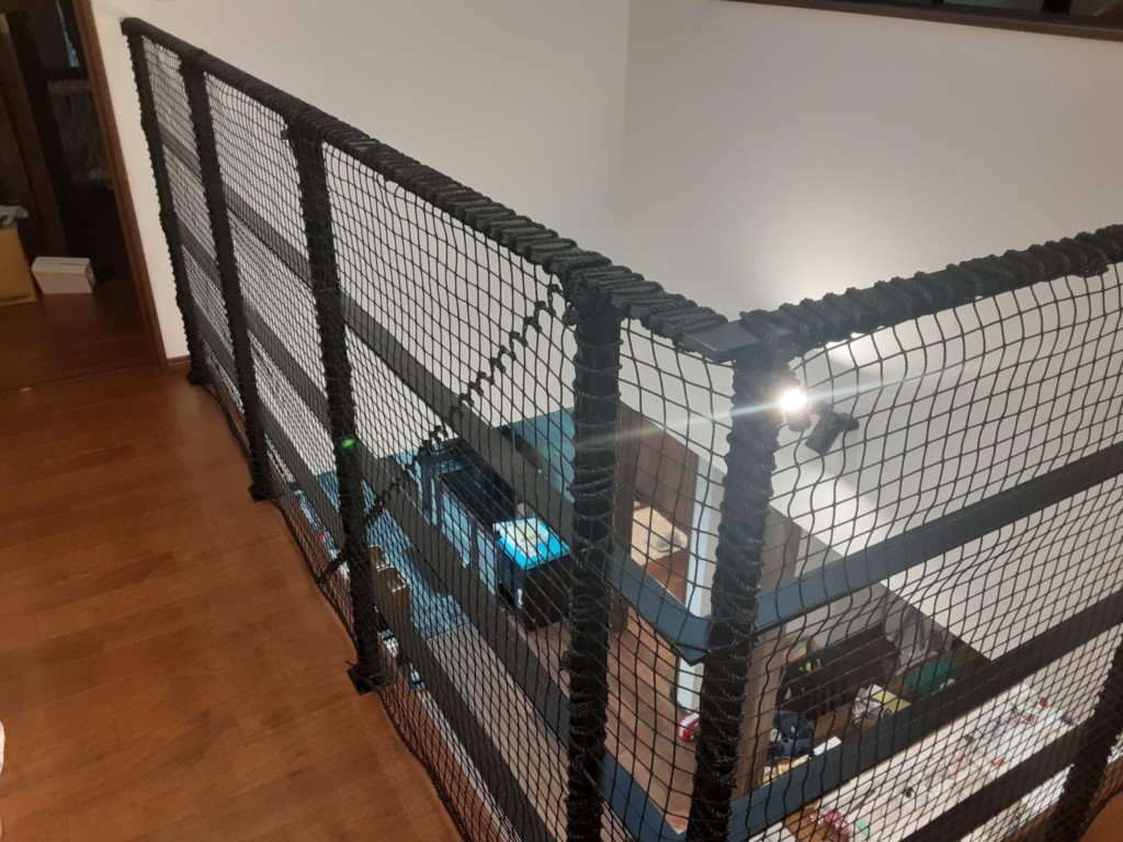 落下防止ネット設置工事