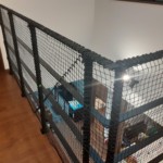 落下防止ネット設置工事