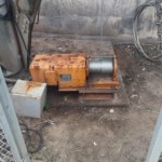 電動ウインチ復旧工事