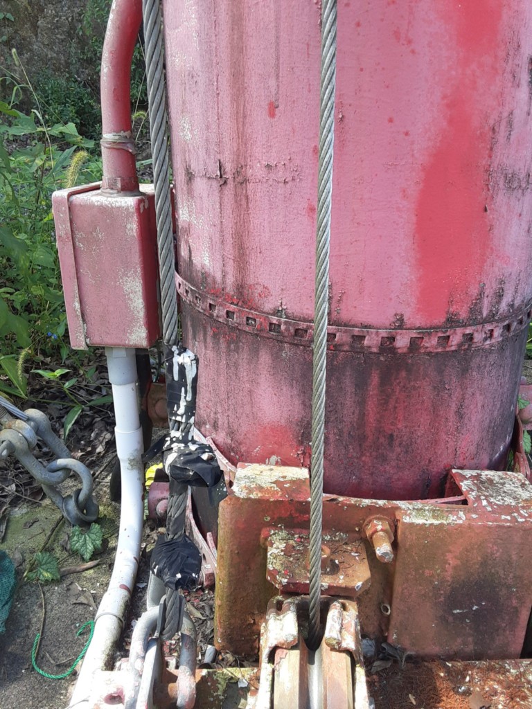 巻ワイヤー交換工事