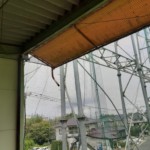 打席上ネット復旧工事