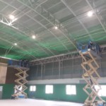 防球ネット設置工事