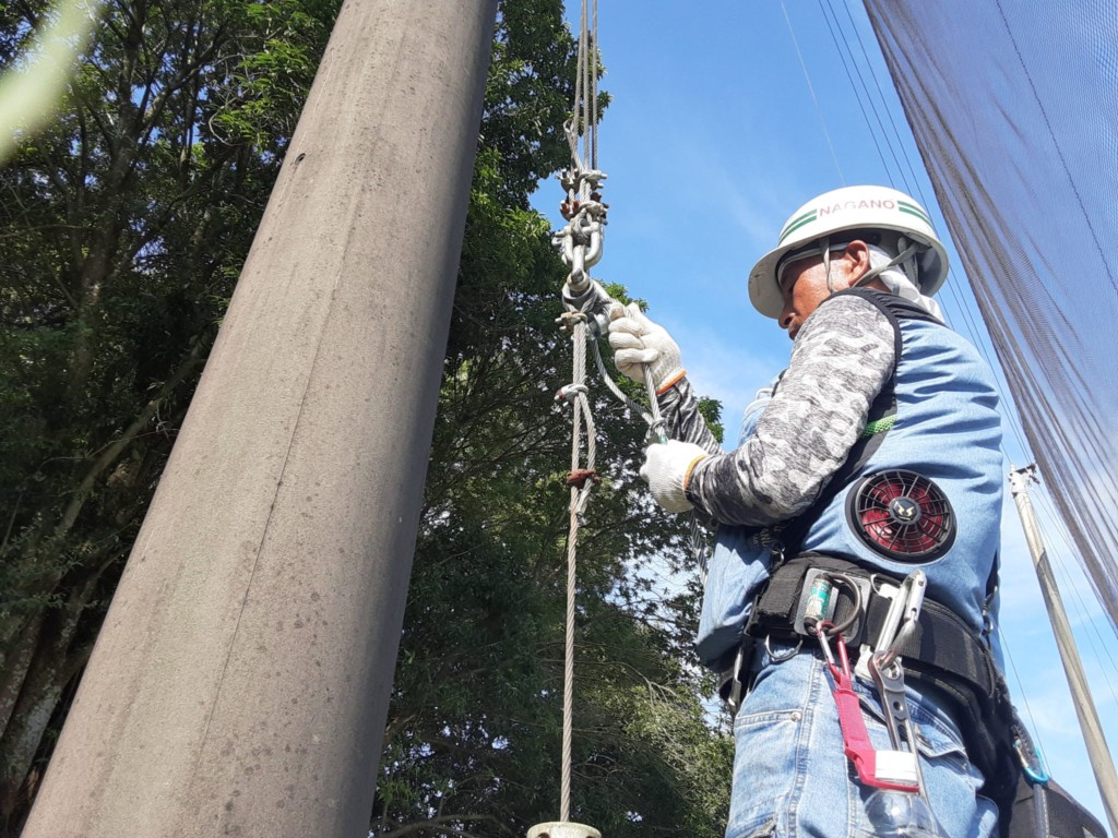 巻ワイヤー交換工事