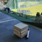 タイルカーペット貼替工事