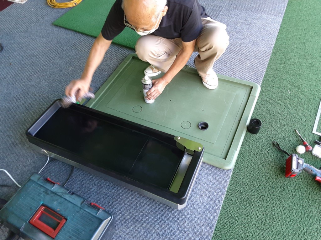 半自動ティーアップ機設置工事