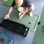 半自動ティーアップ機設置工事