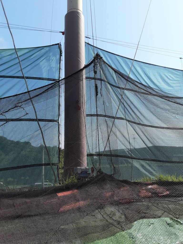 ネット・ワイヤー復旧工事