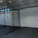 インドアゴルフネット設置工事