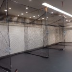 インドアゴルフネット設置工事