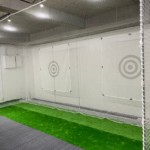 インドアゴルフネット設置工事