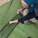 インドアゴルフネット設置工事