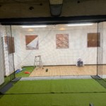 インドアゴルフネット設置工事