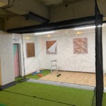 インドアゴルフネット設置工事