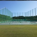 コンクリート柱建て替え及び防球ネット張替工事